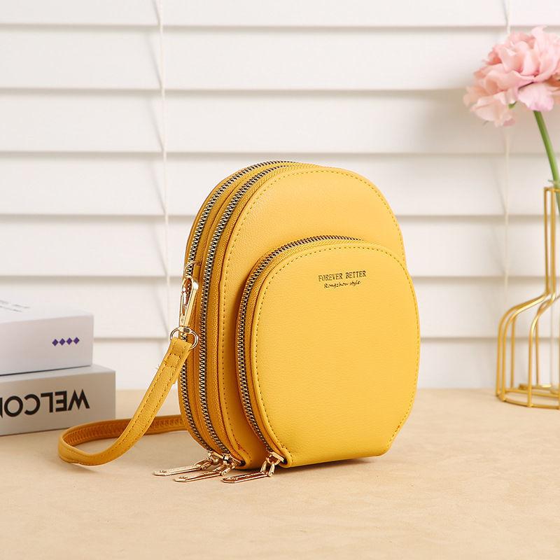 New bag Women's cross body small bag Long mobile phone bag Student bag Versatile large capacity small change shoulder bag Large capacity bag