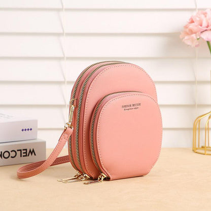 New bag Women's cross body small bag Long mobile phone bag Student bag Versatile large capacity small change shoulder bag Large capacity bag