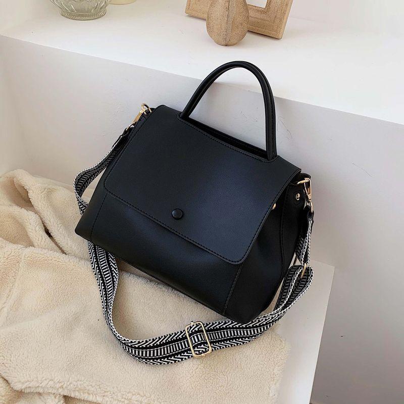 Fashion Versatile Women's Bag 2024 New Leather Simple Handbag Single Shoulder Crossbody Bag Large Capacity Women's Bag Premium Women's Handbag