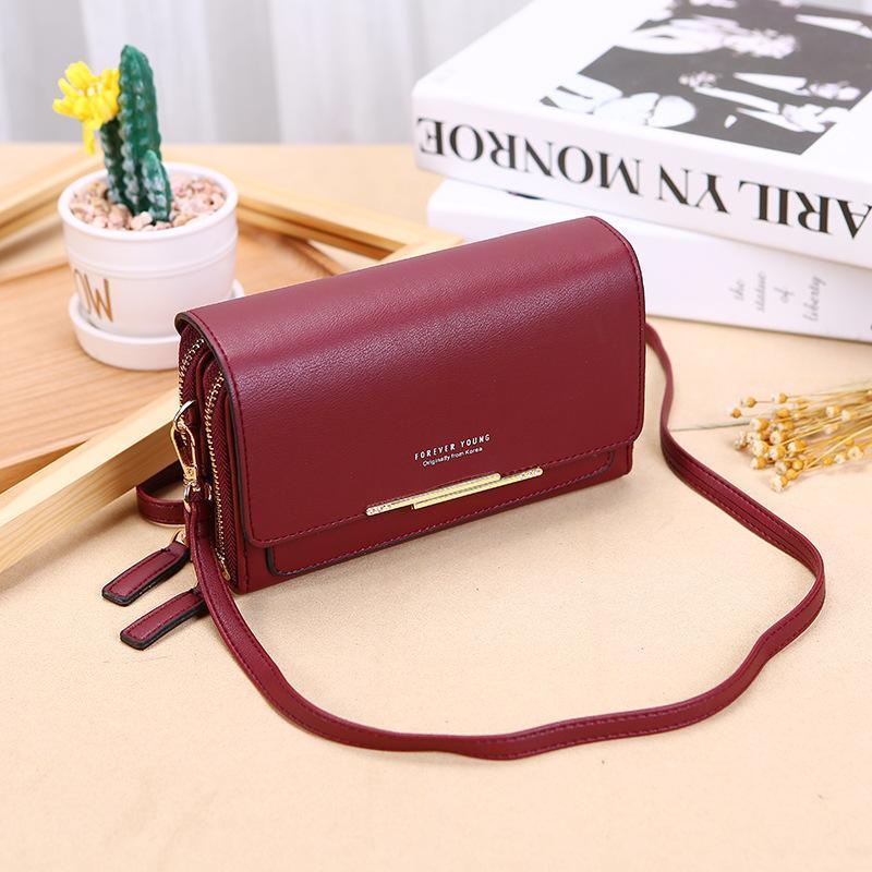 Women's Bag 2024 New Wallet Korean-Style Fashion Shoulder Bag Large Capacity Multi-Function Crossbody Phone Bag Coin Purse