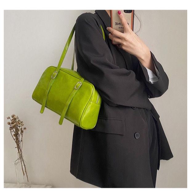 PU armpit bag women 2024 new fashion shoulder bag small armpit bag French stick bag elegant bag