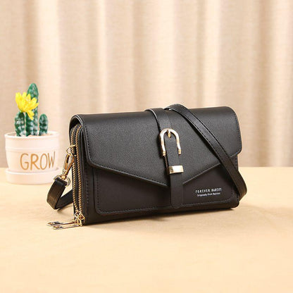 2024 new women's cross-body mobile phone bag, Korean version, large capacity wallet, multi-function shoulder bag, medium and long carrying bag