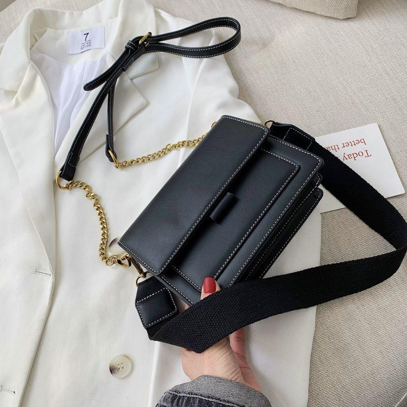 Temperament simple diagonal small bag high-quality women's bag high-end women's bag 2024 new simple casual versatile cross-body bag shoulder bag