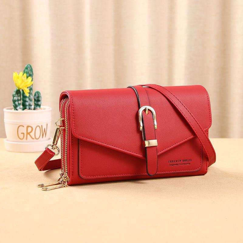 2024 new women's cross-body mobile phone bag, Korean version, large capacity wallet, multi-function shoulder bag, medium and long carrying bag