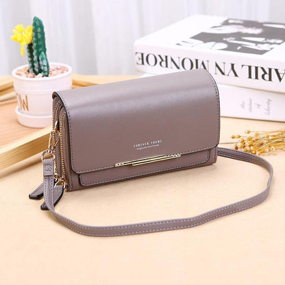 Women's Bag 2024 New Wallet Korean-Style Fashion Shoulder Bag Large Capacity Multi-Function Crossbody Phone Bag Coin Purse